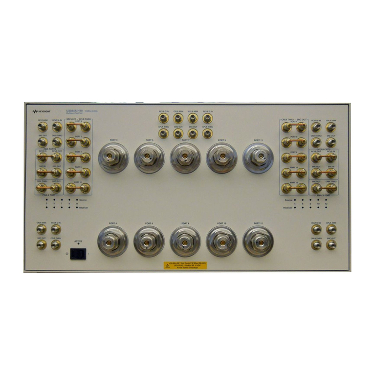 Keysight Technologies U3024AH10 User's and service guide