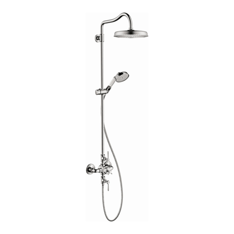 Hans Grohe AXOR Montreux Showerpipe 16572 1 Series Instruction Manual Hans Grohe AXOR Montreux Showerpipe 16572 1 Series Instruction Manual