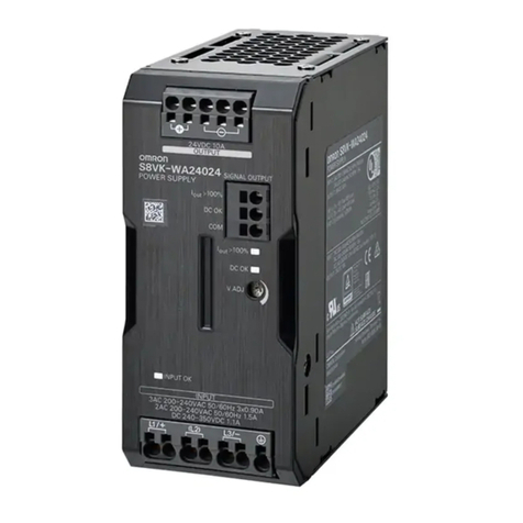 Omron S8VK-WA Series User manual