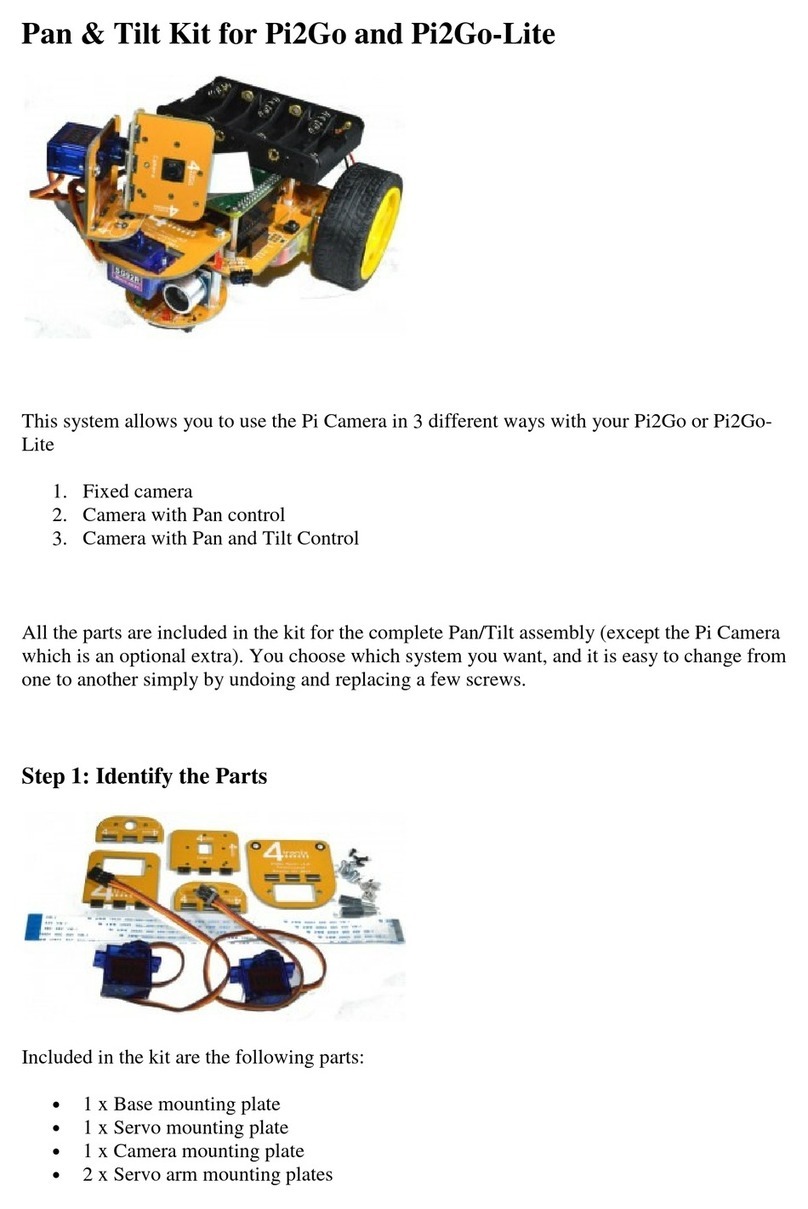 4tronix Pan Servo User manual