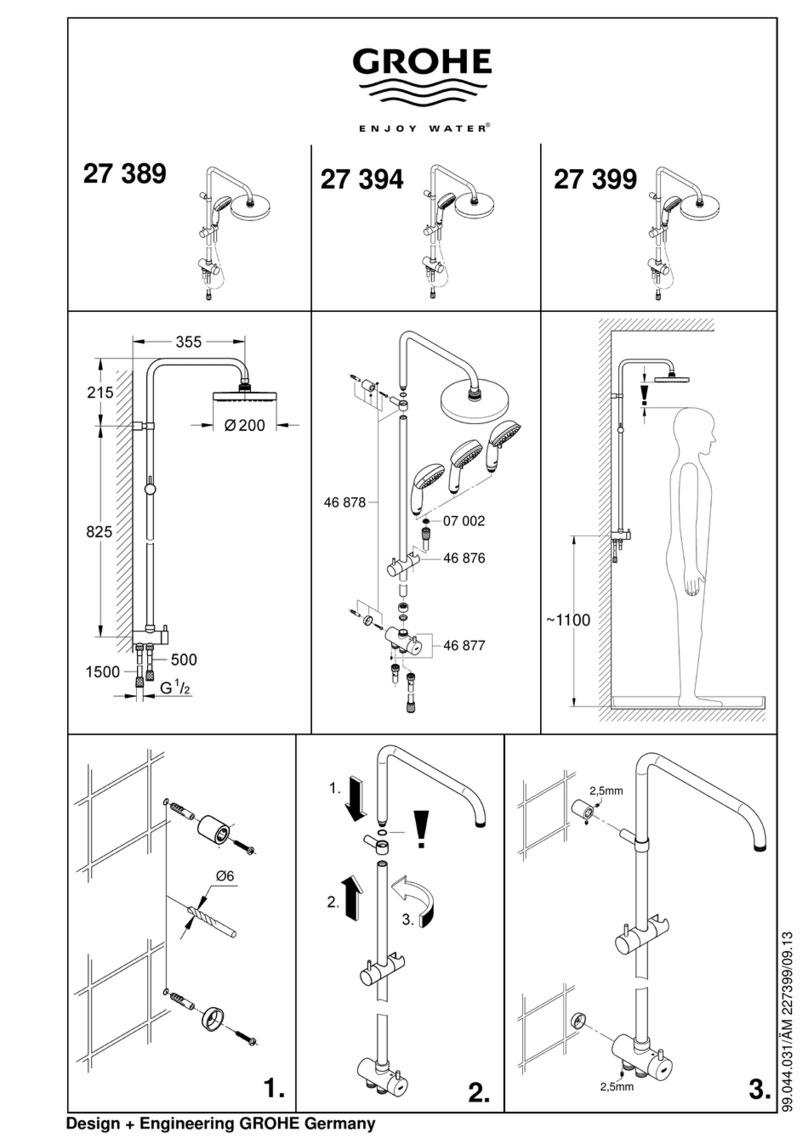 Grohe 27 389 quick start guide Grohe 27 389 quick start guide