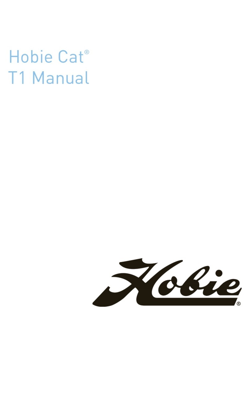 Hobie T1 User manual Hobie T1 User manual