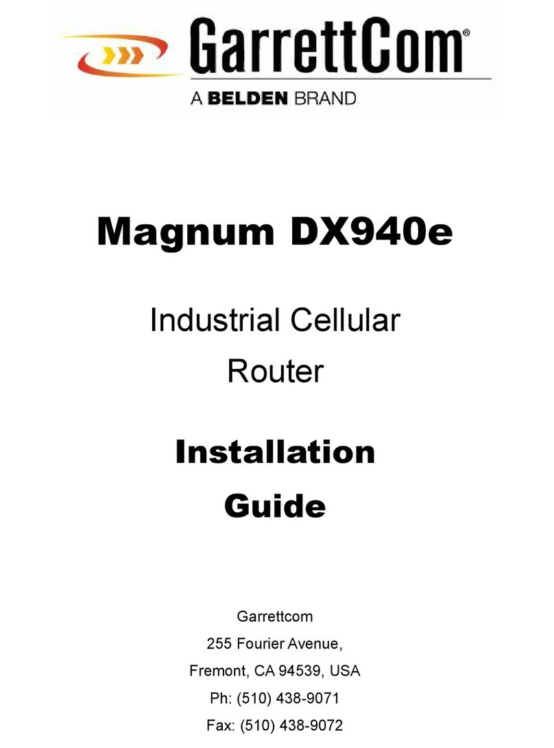 Belden GarrettCom Magnum DX940e User manual