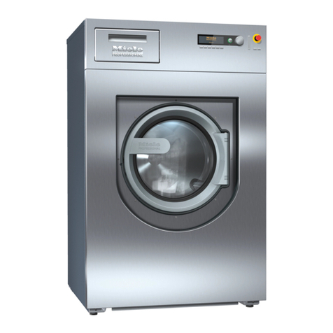 Miele professional A 814 operating instructions