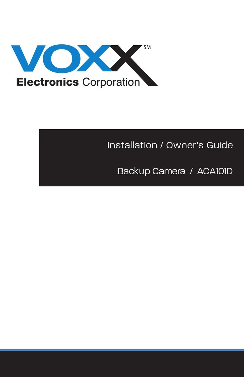 Voxx Electronics ACA101D Installation  & owners guide
