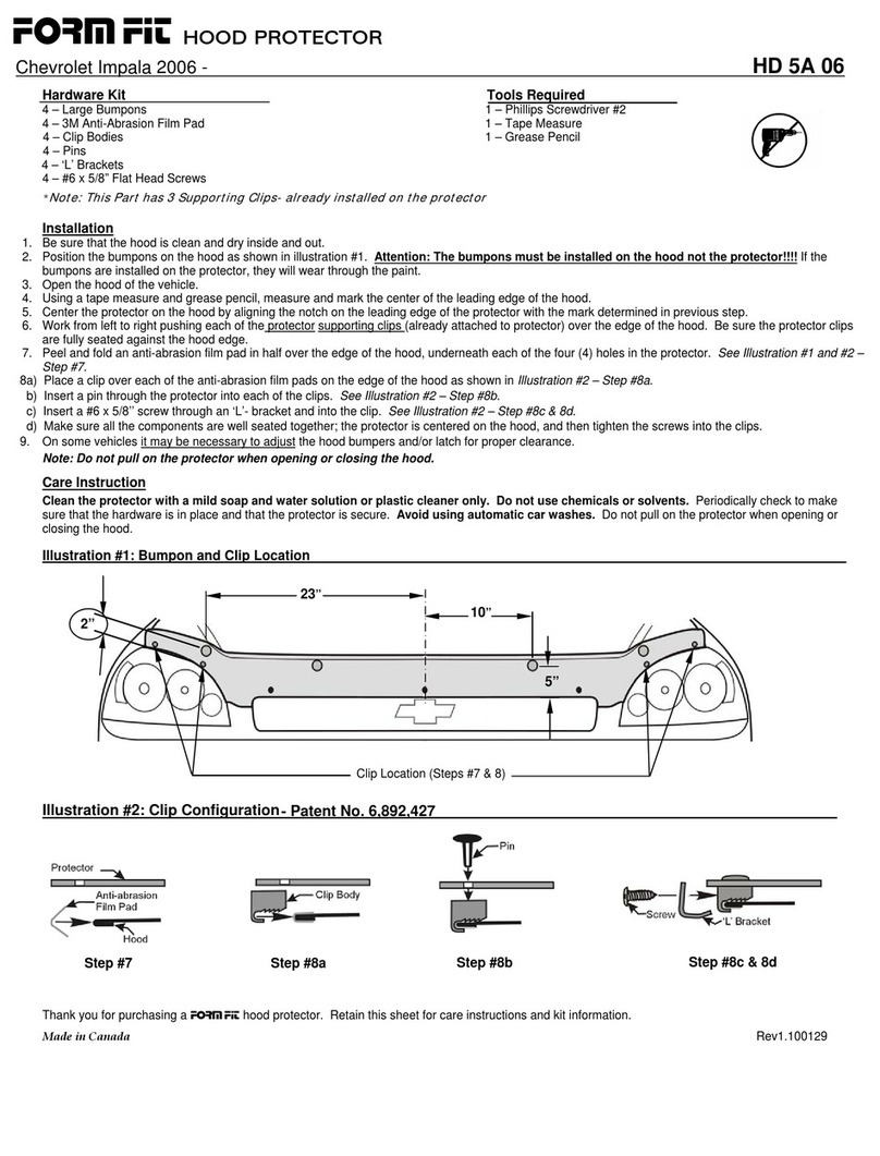 FormFit HD 5A 06 quick start guide