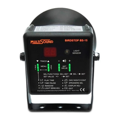 MultiSound BIRDSTOP BS-15 user manual