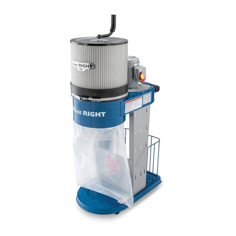 Rockler Dust Right 750 CFM User manual