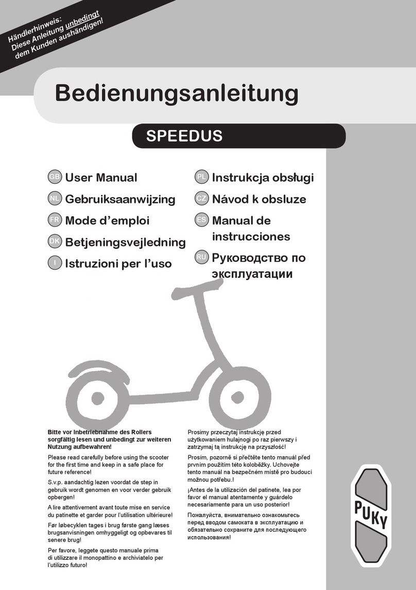 Puky SPEEDUS user manual