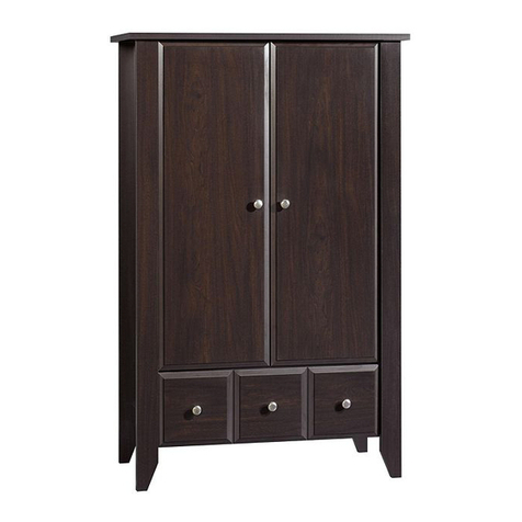 Sauder Shoal Creek Armoire User manual