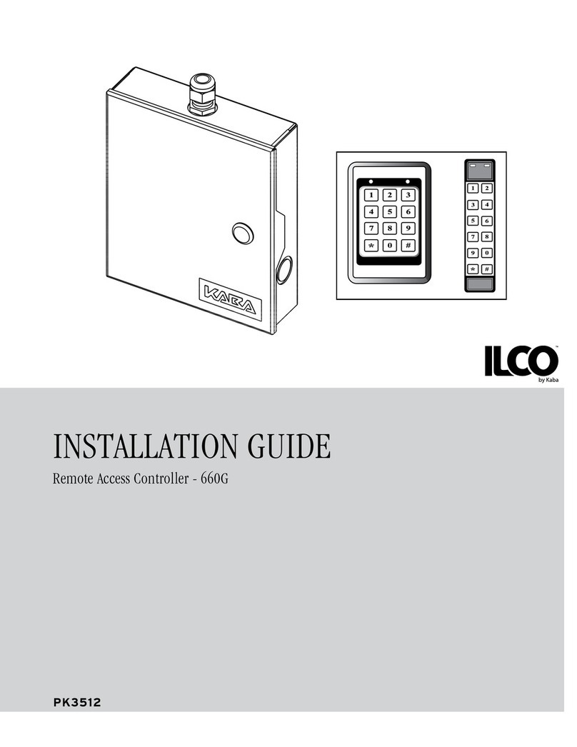 Kaba ILCO RAC 660G User manual