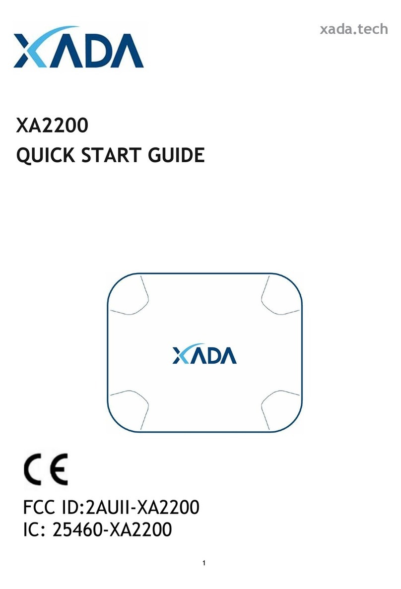 Xada XA2200 quick start guide