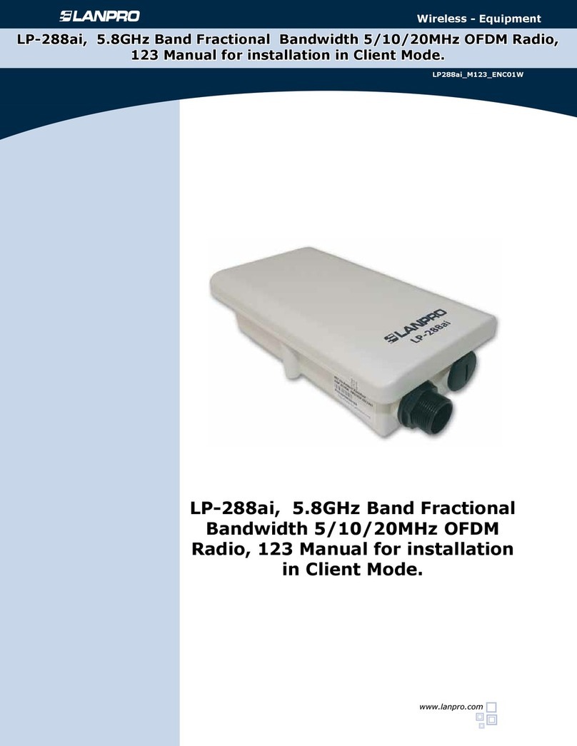 Lanpro LP-288ai Manual for installation