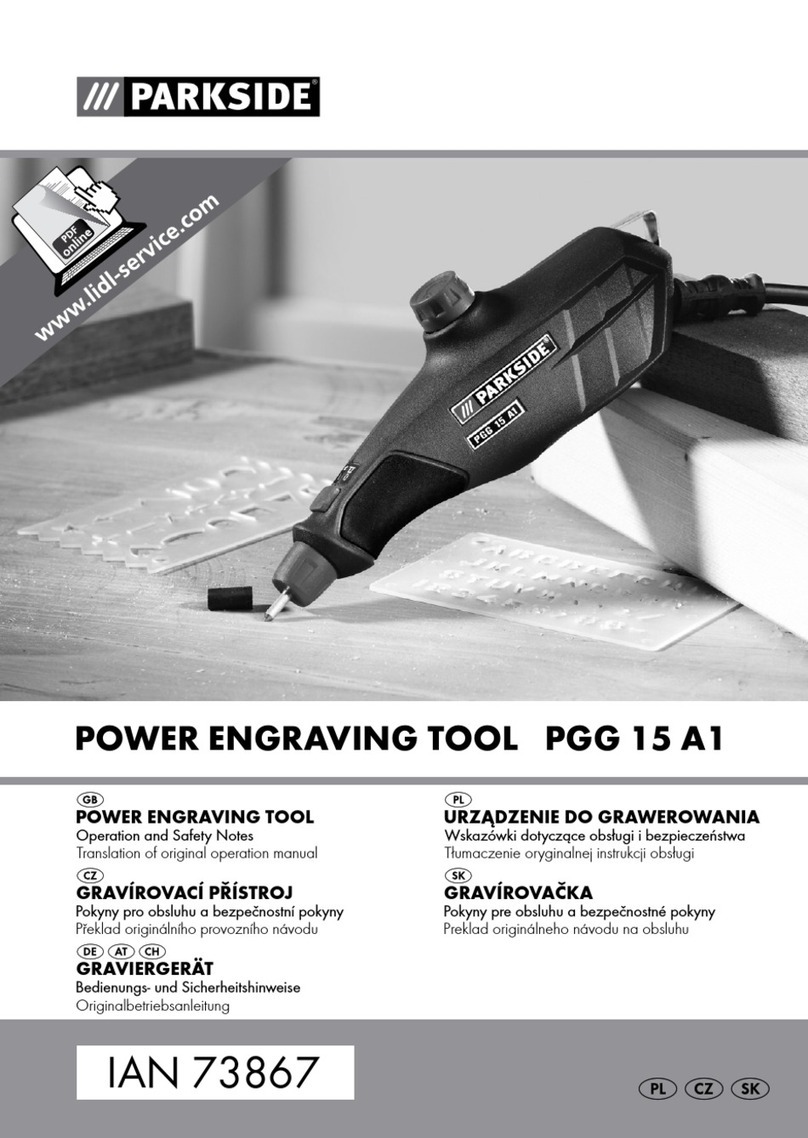 Parkside PGG 15 A1 User manual Parkside PGG 15 A1 User manual