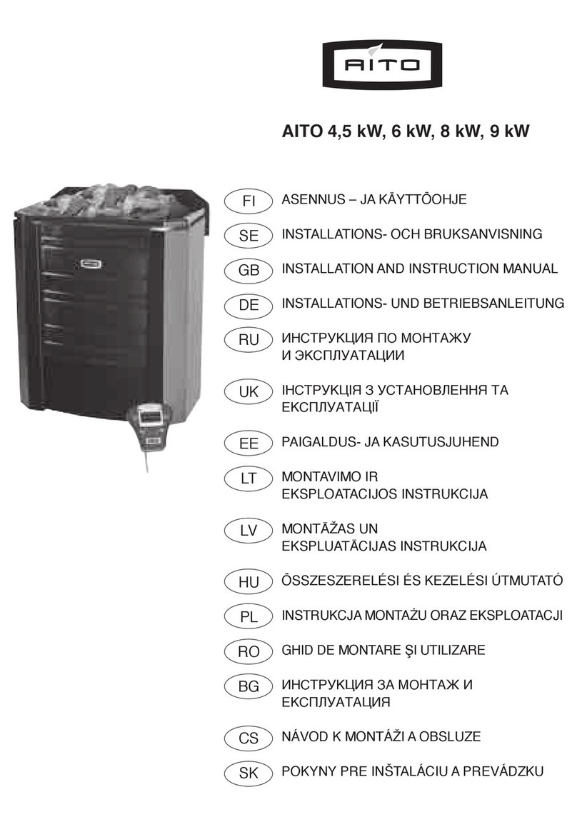 Aito 90212 Installation and operating instructions Aito 90212 Installation and operating instructions