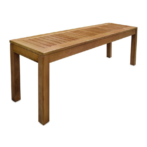 Living & Co Verona Bench instruction manual