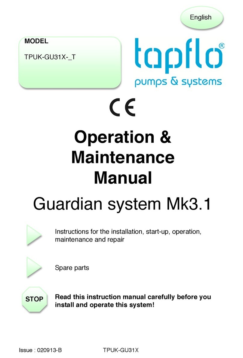 TapFlo Guardian system Mk3.1 Operation & maintenance manual