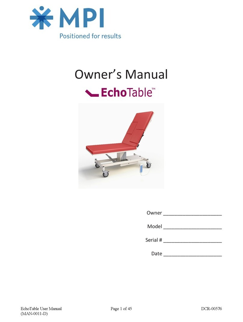 MPI EchoTable 051/251 User manual