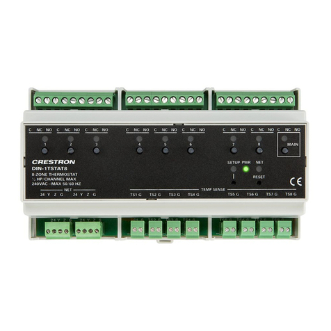 Crestron DIN-1TSTAT8 installation guide