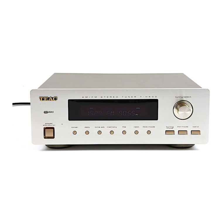 Teac T-H500 owner's manual