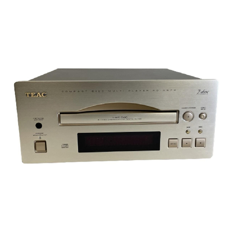 Teac PD-H570 owner's manual