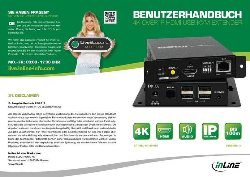 Intos Electronic Inline 64601 user manual