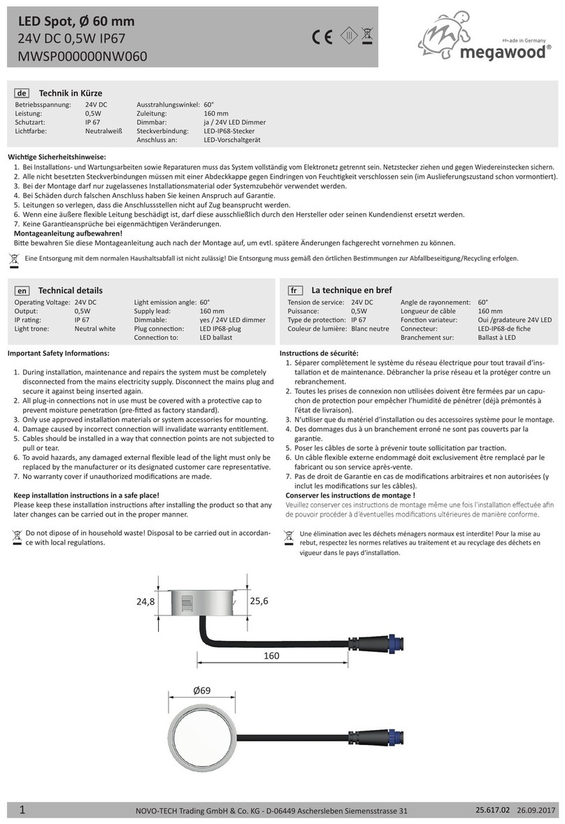 Megawood MWSP000000NW060 manual