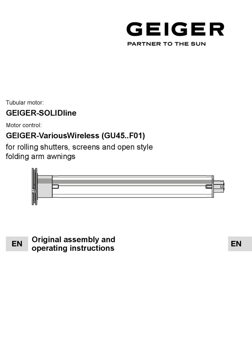 GEIGER SOLIDline GU4510 User manual