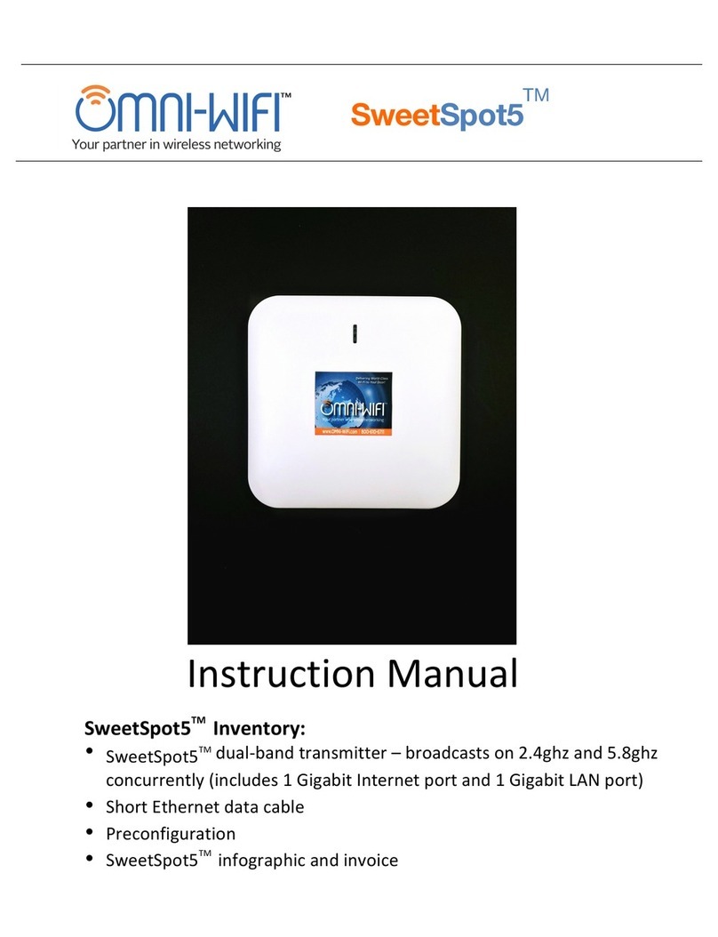 Omni-WiFi SweetSpot5 instruction manual