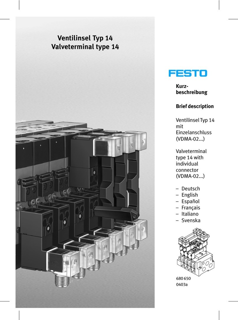 Festo NAW VDMA-02 Series Parts list manual
