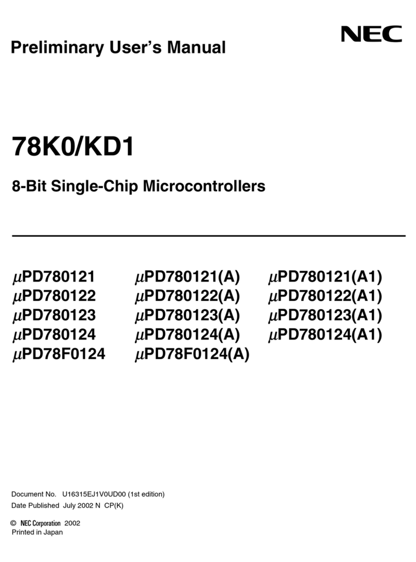 NEC 78K0/KD1 Series User manual