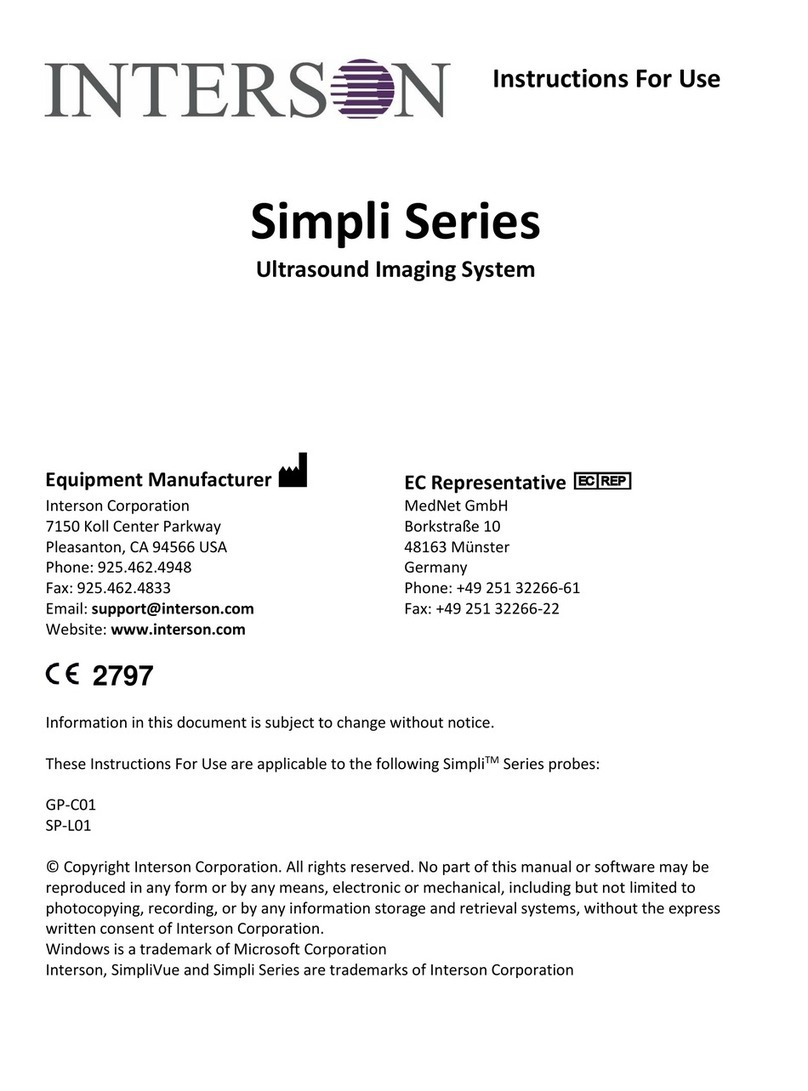 INTERSON Simpli Series Instructions for use