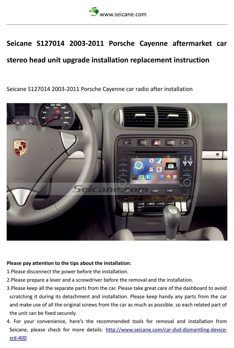 Seicane S127014 Upgrade installation replacement instruction Seicane S127014 Upgrade installation replacement instruction