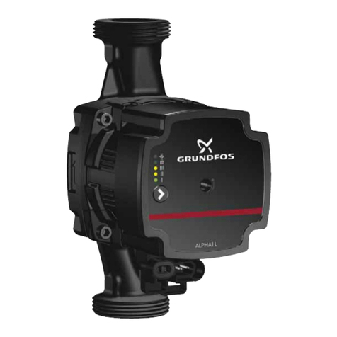 Grundfos ALPHA1 L Series Installation and operating instructions