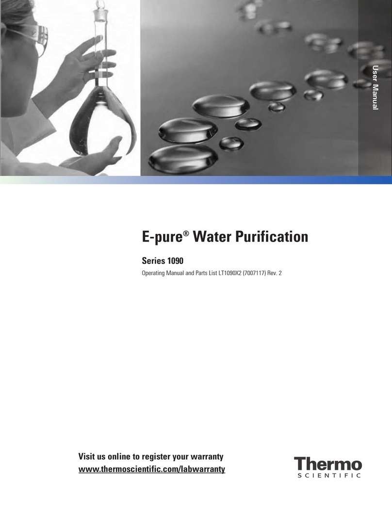 Thermo Scientific E-pure 1090 Series User manual