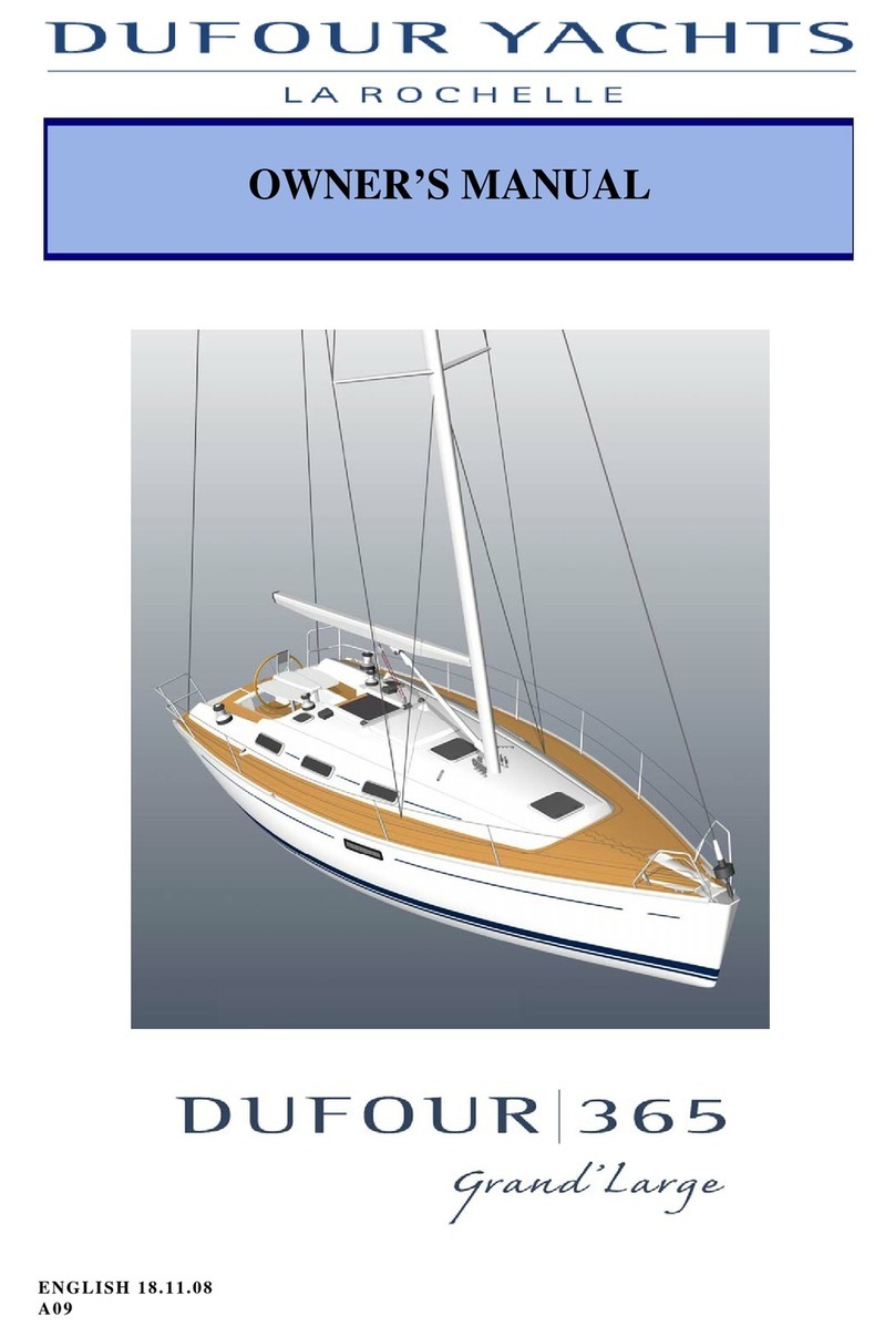 Dufour Yachts 365 Grand Large owner's manual