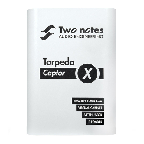 Two notes Audio Engineering Torpedo Captor X user manual