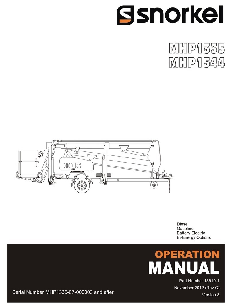Snorkel MHP1335 Operation manual
