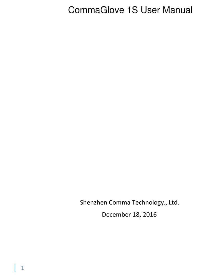 Comma CommaGlove 1S user manual