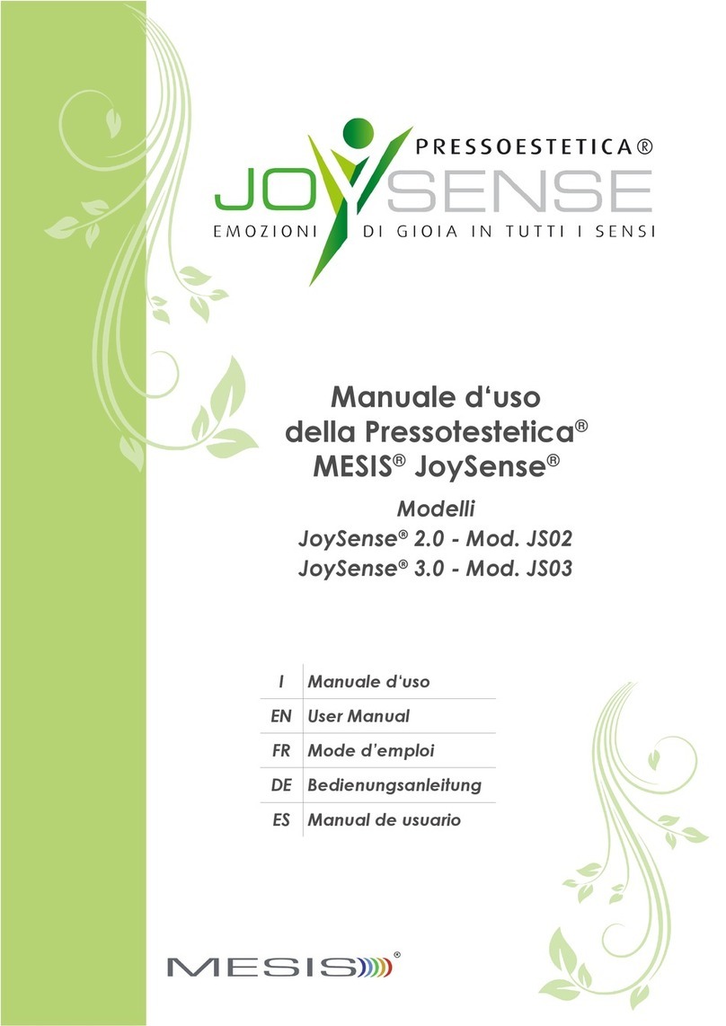 Mesis Pressoestetica JoySense 2.0 user manual
