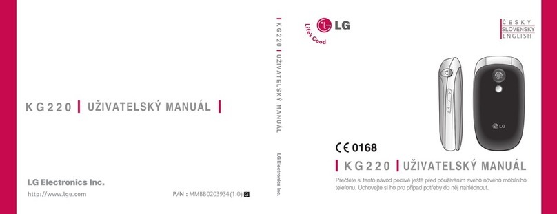 LG KG220 User manual