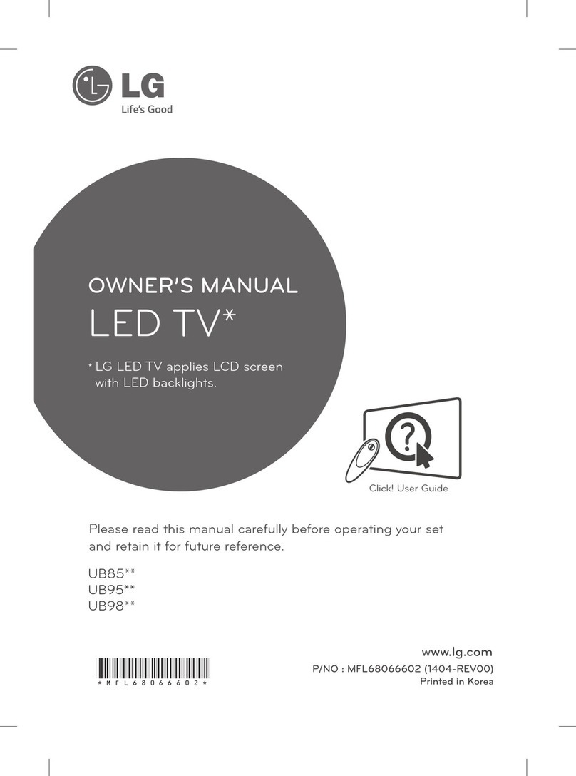 LG UB85 Series User manual
