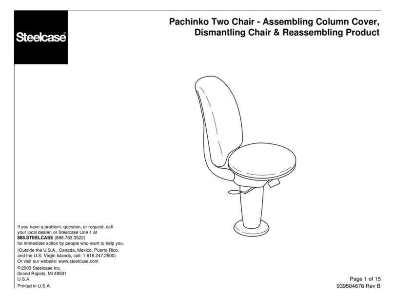 Steelcase Pachinko Two Chair manual Steelcase Pachinko Two Chair manual