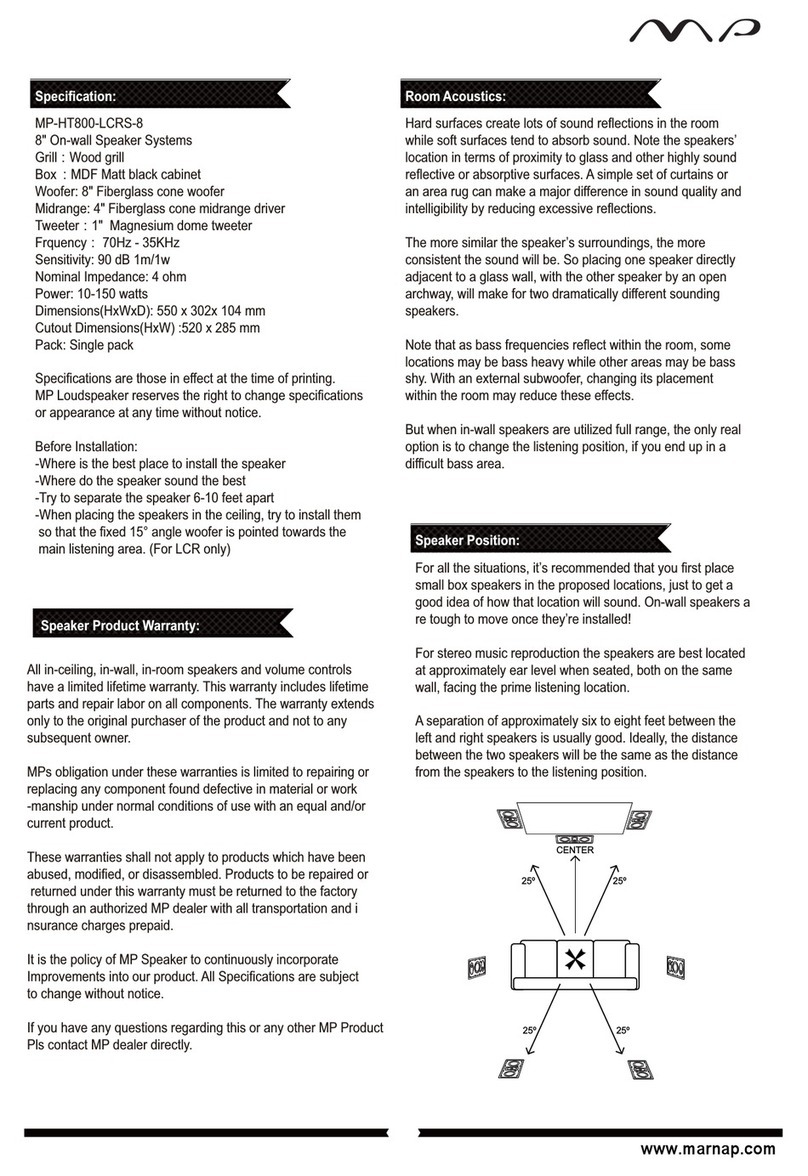 MP MP-HT800-LCRS-8 quick start guide