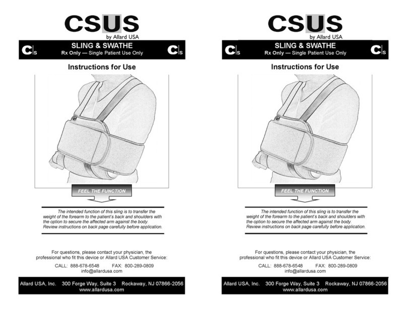 Allard CSUS Rx Only Instructions for use