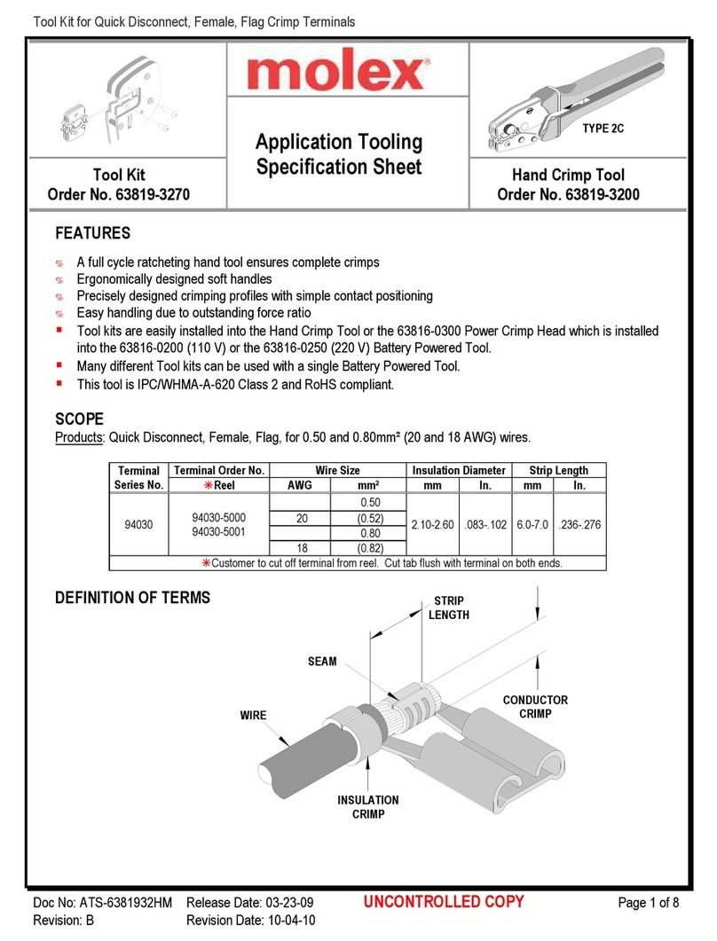 molex 63819-3200 User manual