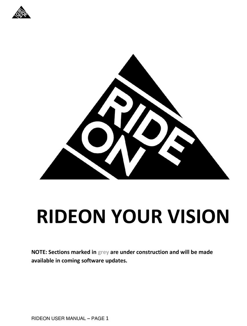 RIDEON Beta user manual