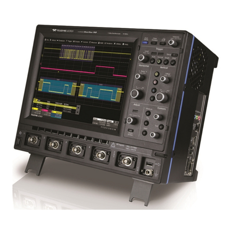 Teledyne Lecroy WaveSurfer 10 User manual Teledyne Lecroy WaveSurfer 10 User manual