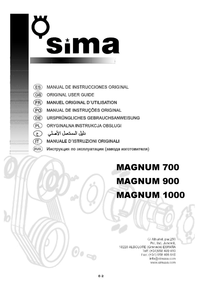 Sima MAGNUM 700 Original user guide