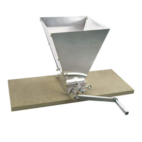 BREWFERM Malt mill with adjustable stainless steel... user guide BREWFERM Malt mill with adjustable stainless steel... user guide
